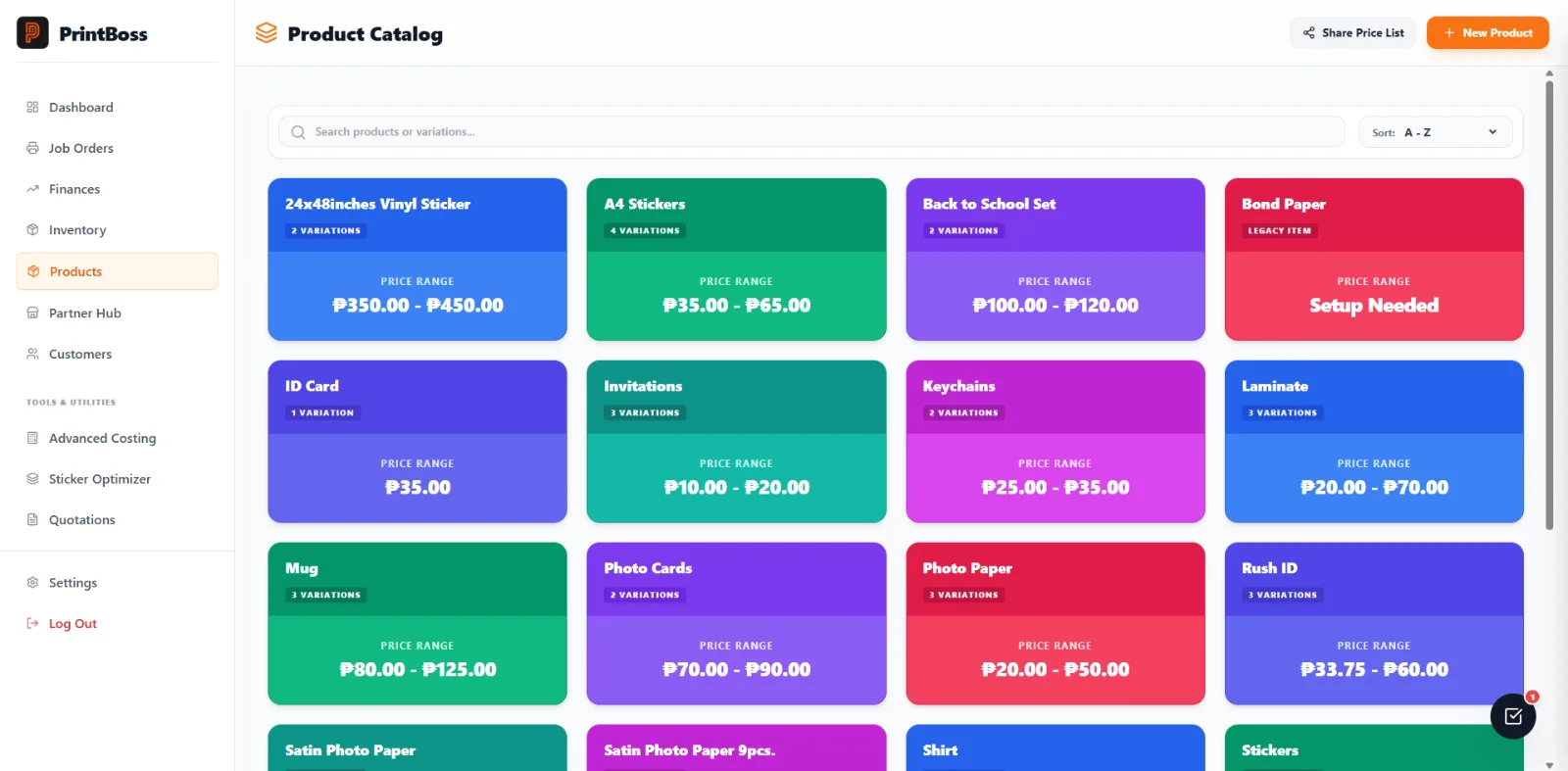 PrintBoss screenshot 4