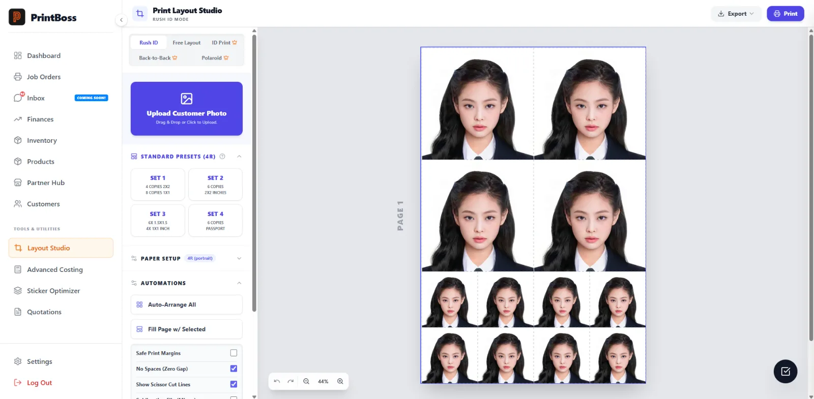 PrintBoss screenshot 3