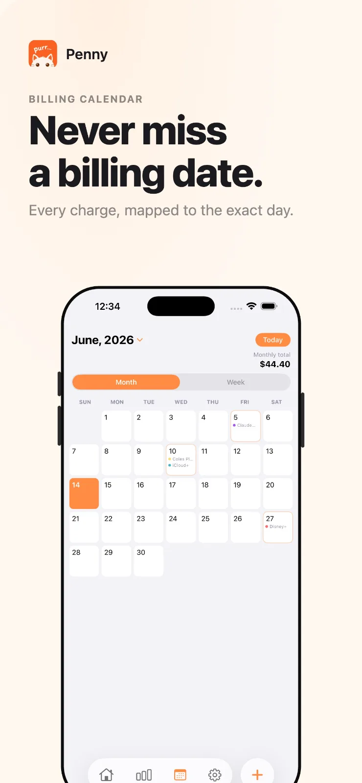Penny: Subscription Tracker screenshot 3