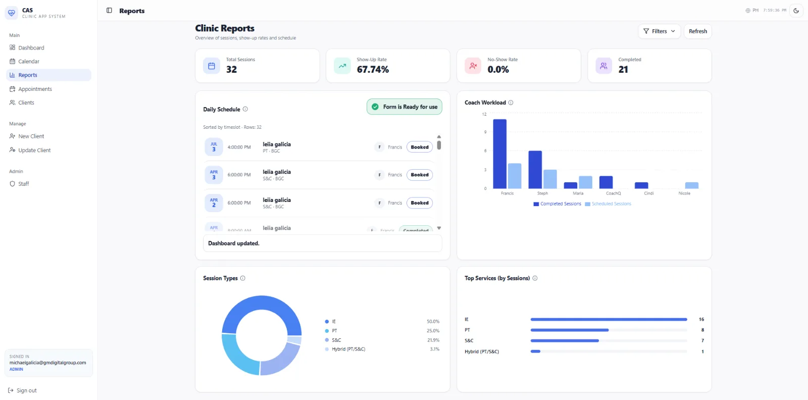 Client appointment System screenshot 4