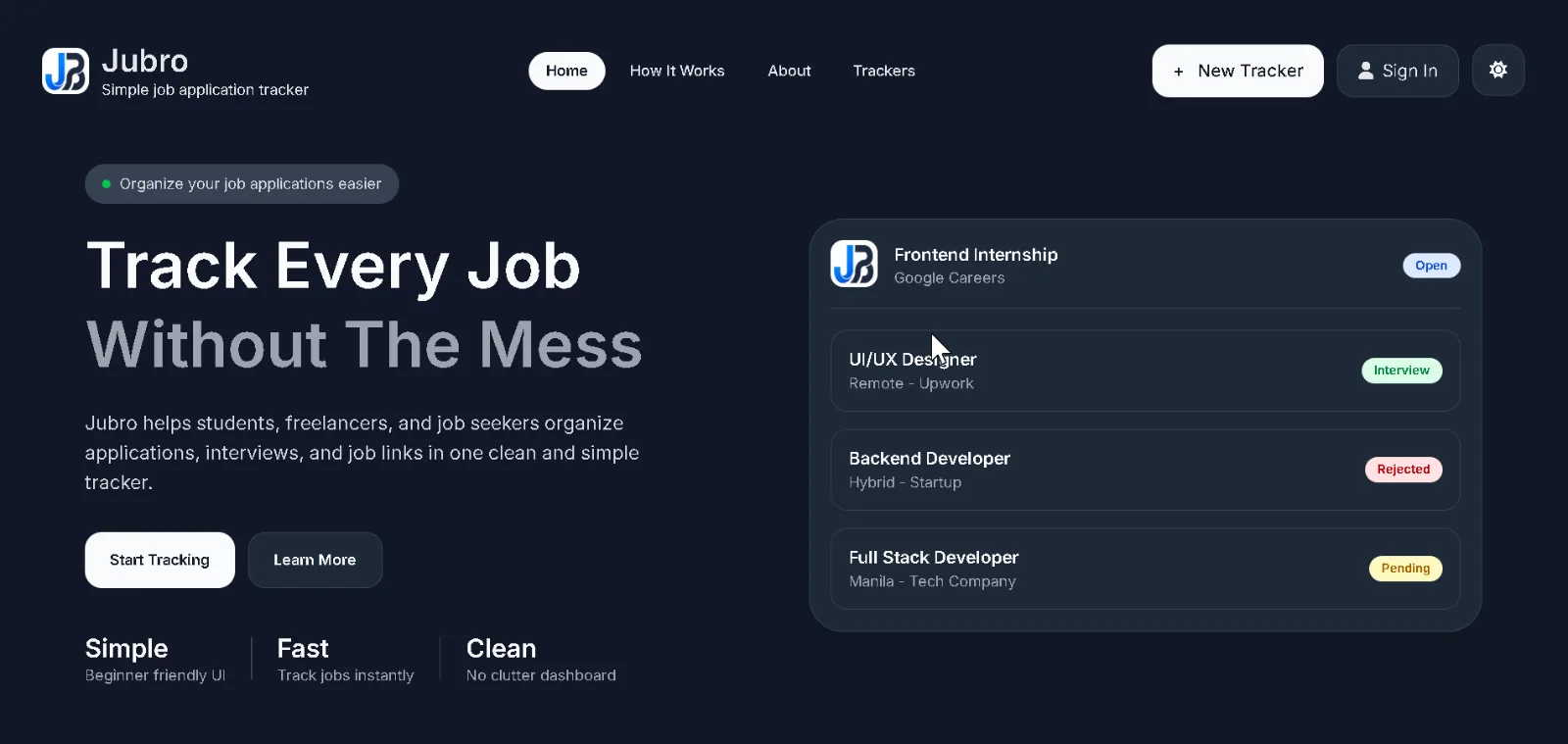 Jubro screenshot 1