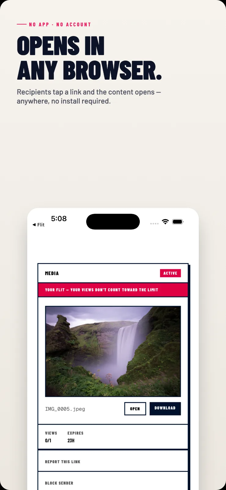 Flit - Expiring Shares screenshot 4