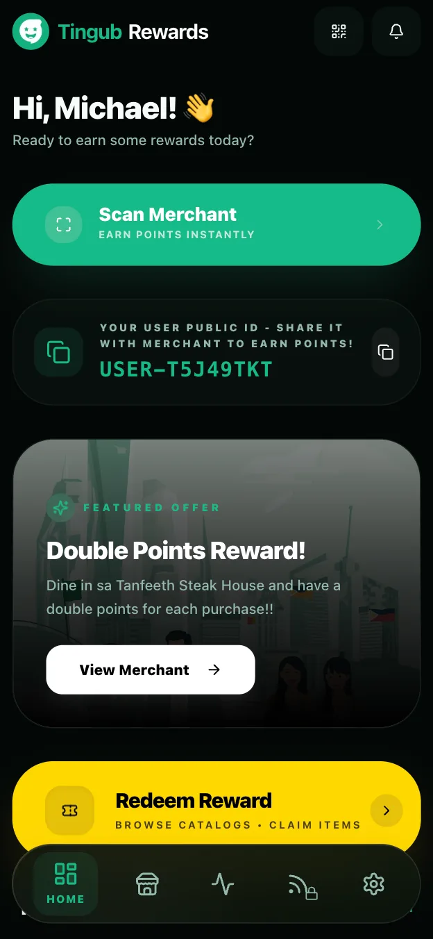 Tingub Rewards screenshot 1