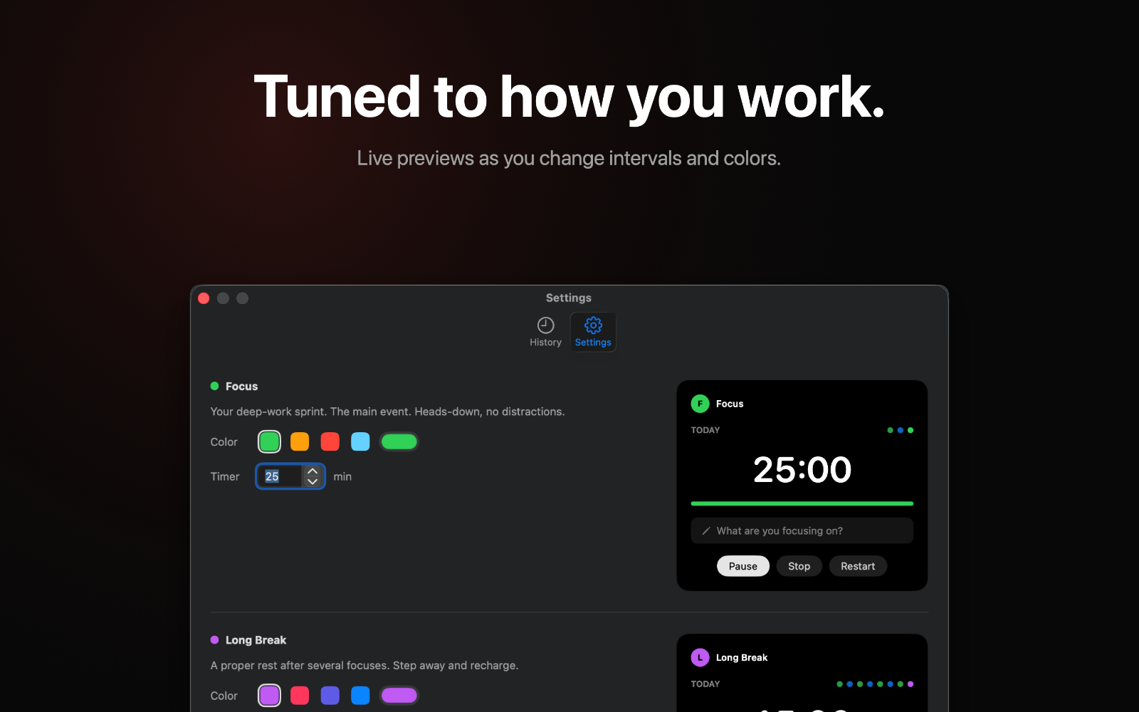 Notch Pomodoro screenshot 4