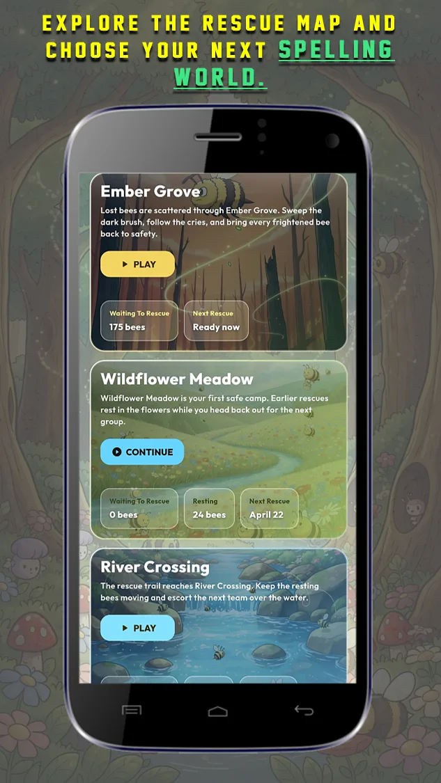 Spelling Bee Adventure screenshot 1