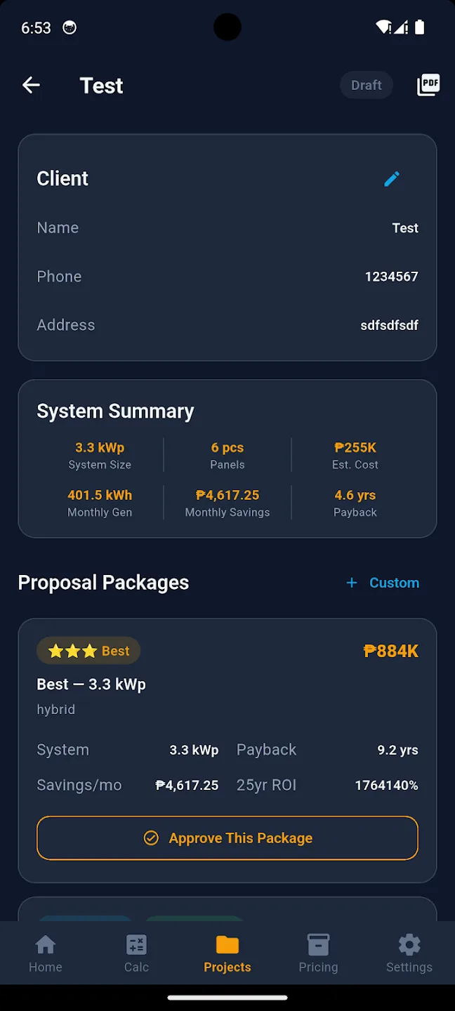CM Solar Suite screenshot 2
