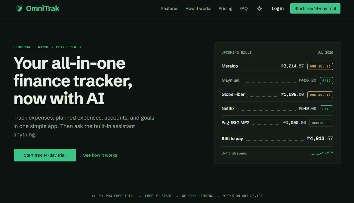 OmniTrak screenshot 1