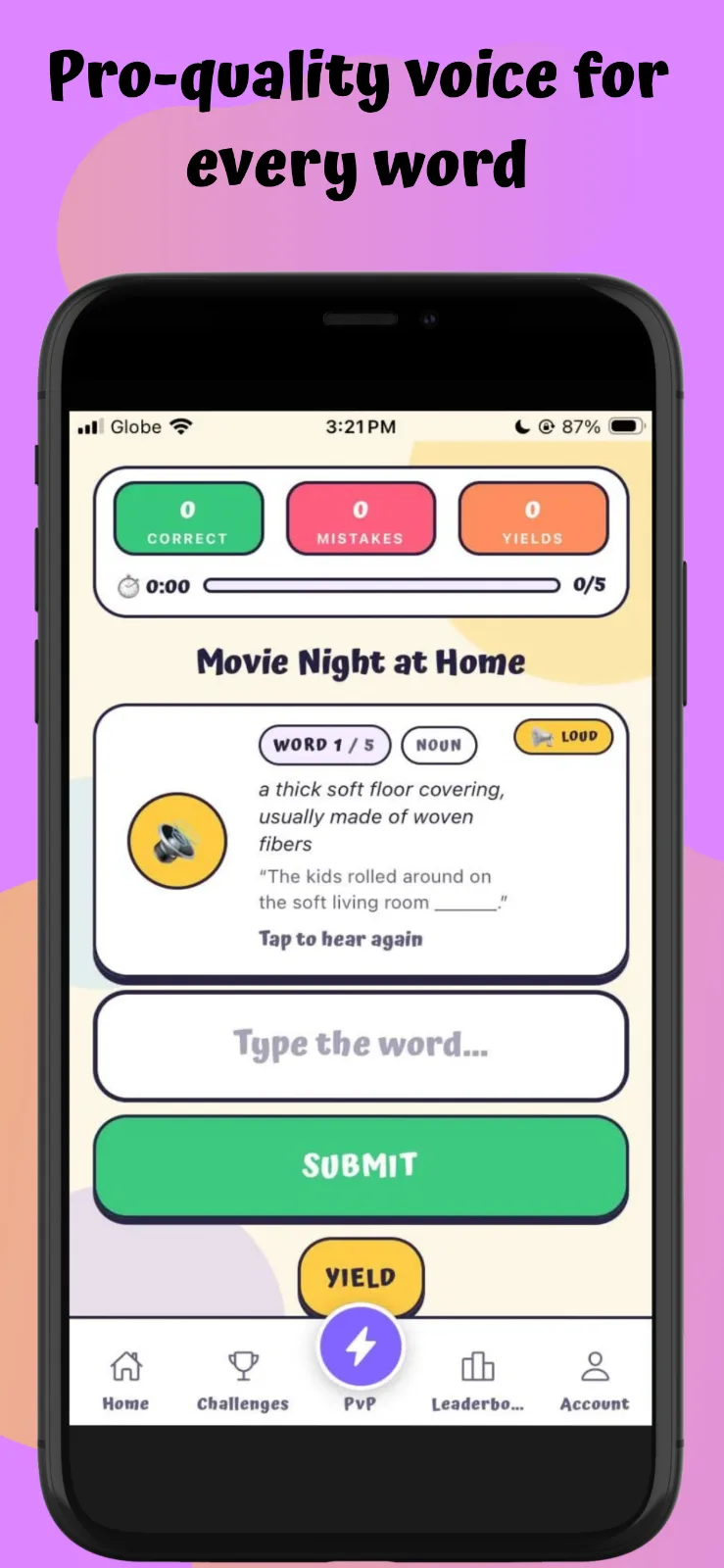 Spelling Test: Audio words screenshot 3