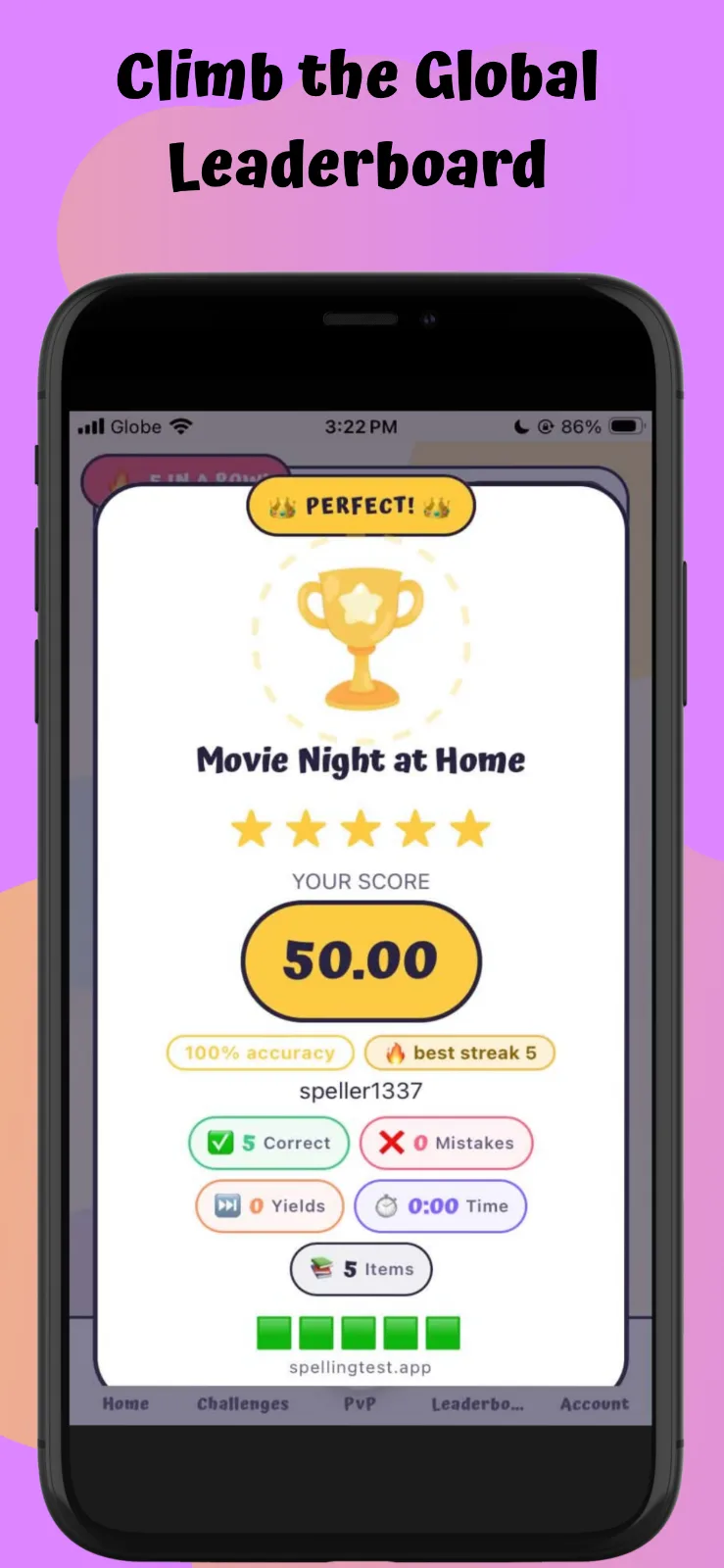 Spelling Test: Audio words screenshot 4