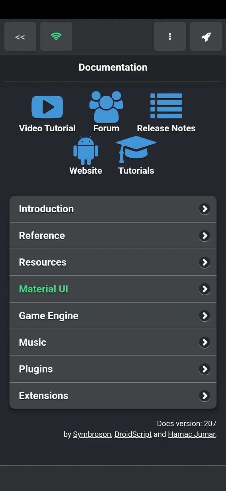 DroidScript: JS and Python IDE screenshot 4
