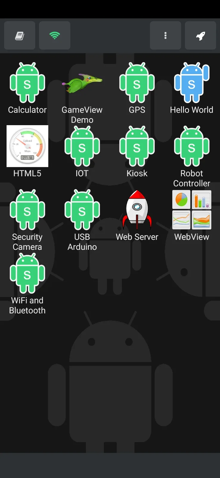 DroidScript: JS and Python IDE screenshot 1