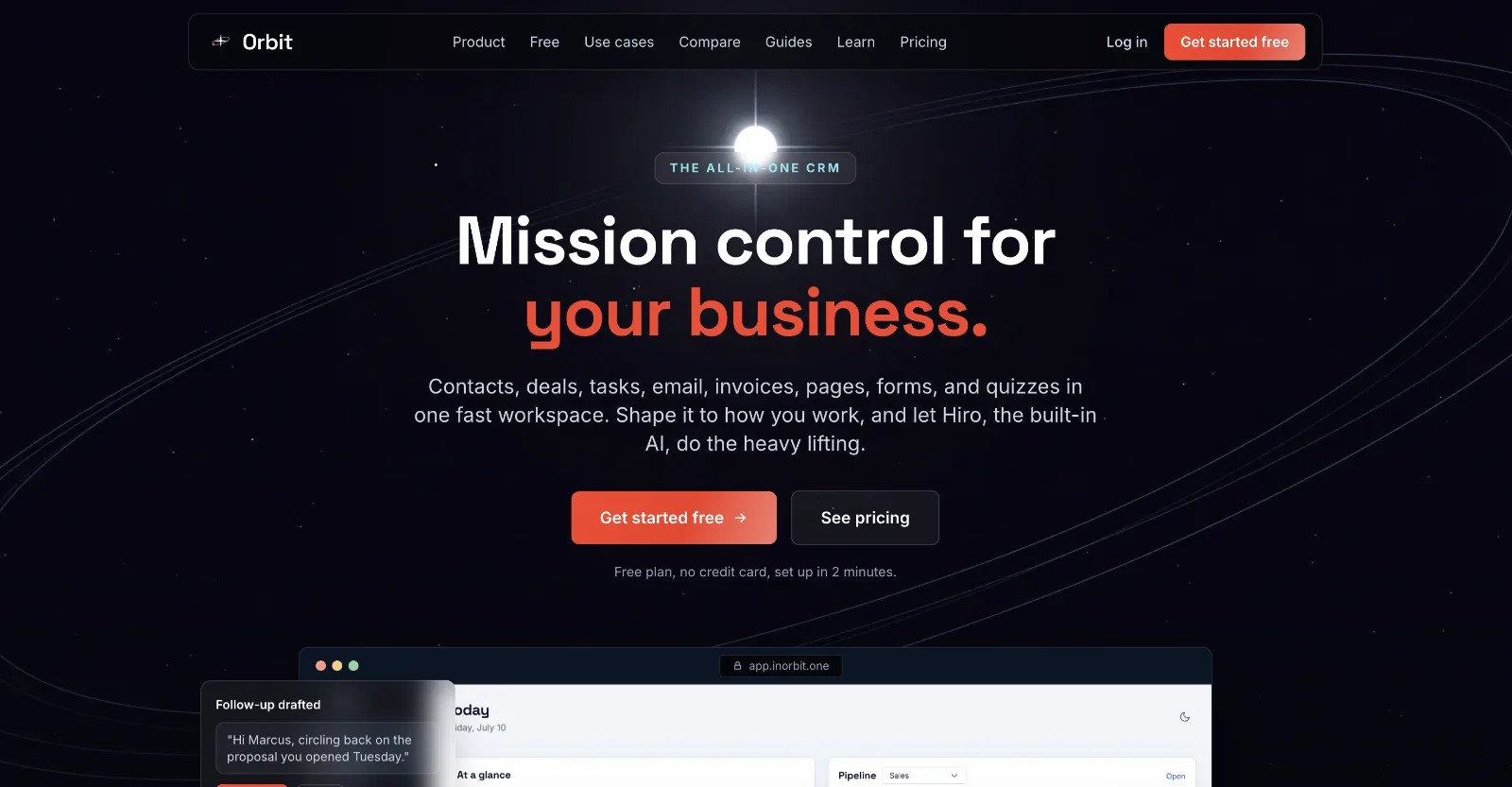 Orbit CRM screenshot 1