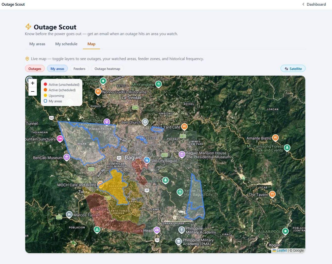 Outage Scout screenshot 3