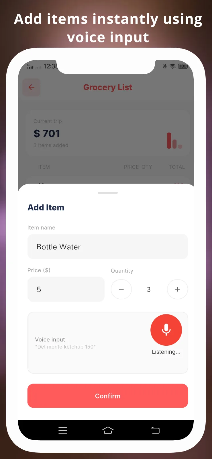 Grocery Calculator screenshot 2
