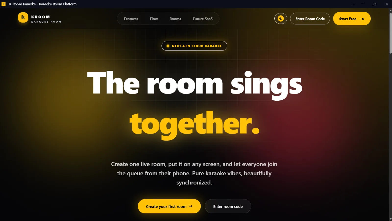 KROOM - Karaoke screenshot 1