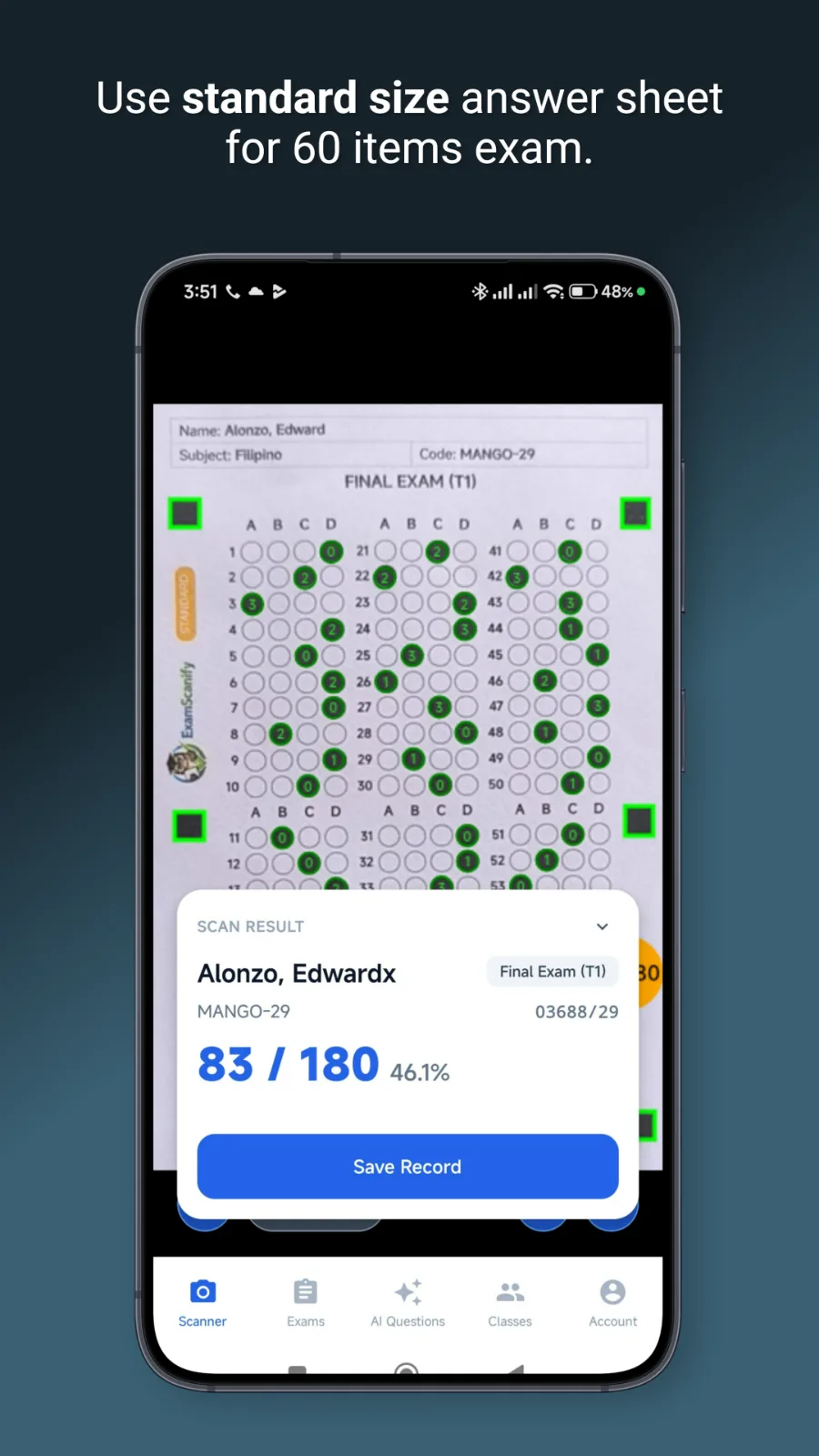 ExamScanify: Scanner & AI Exam screenshot 1