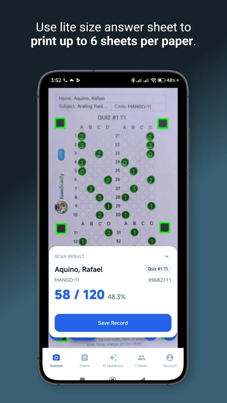 ExamScanify: Scanner & AI Exam screenshot 2