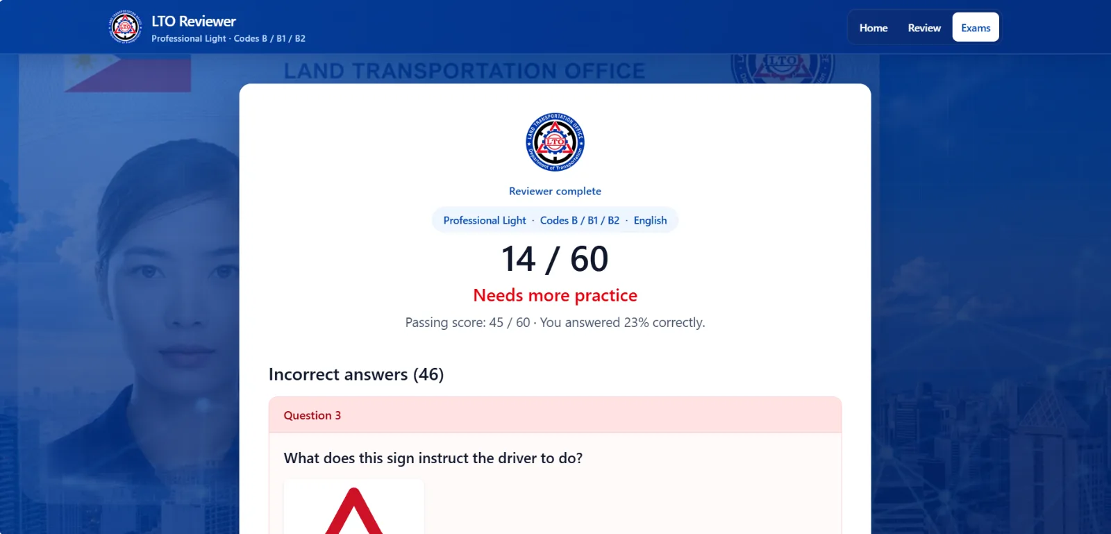 LTO Reviewer screenshot 3