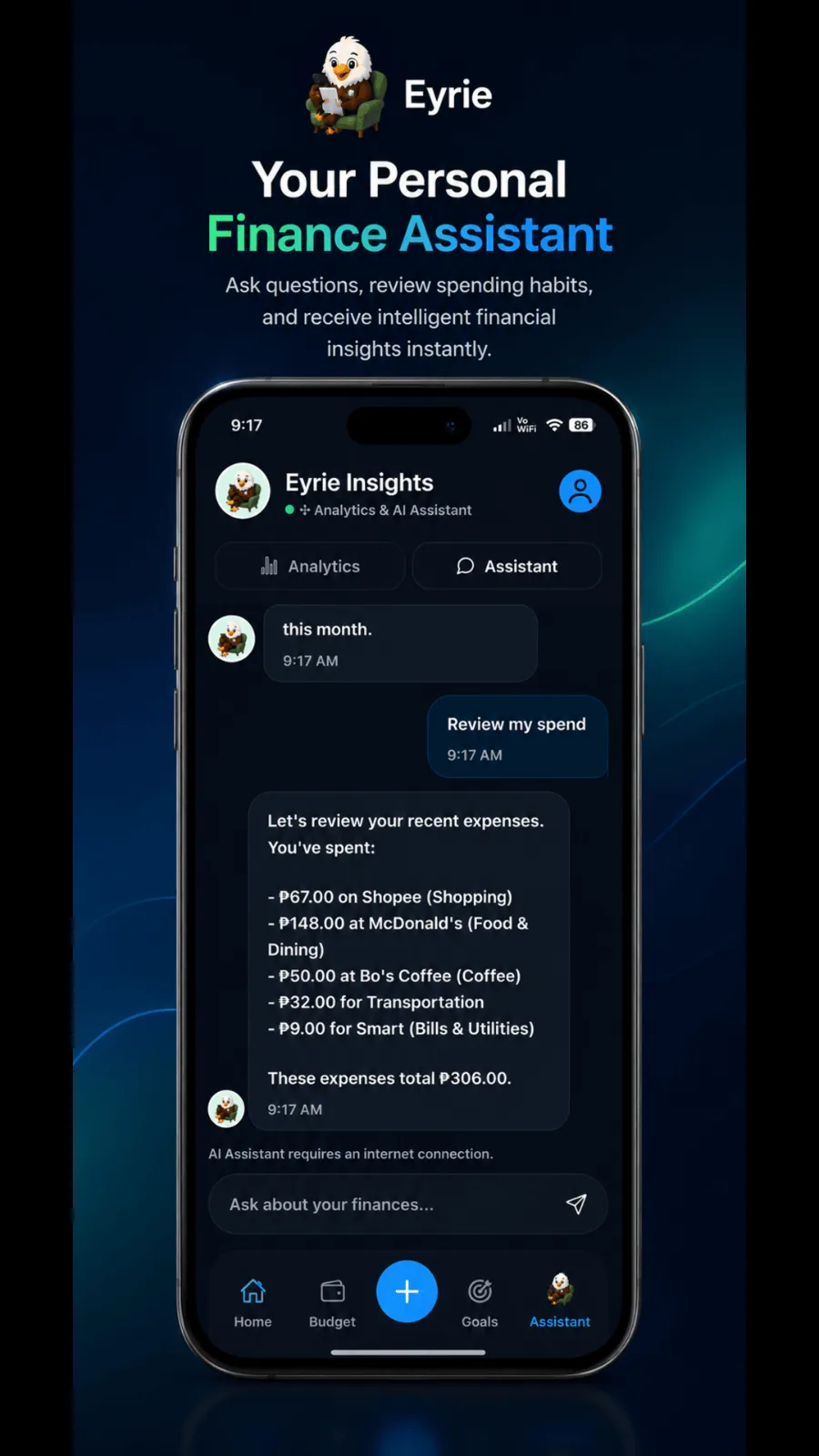 Eyrie - Budget & Expense Tracker screenshot 4