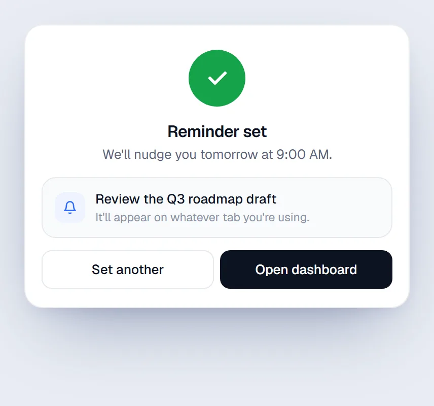 nudgeTab screenshot 4