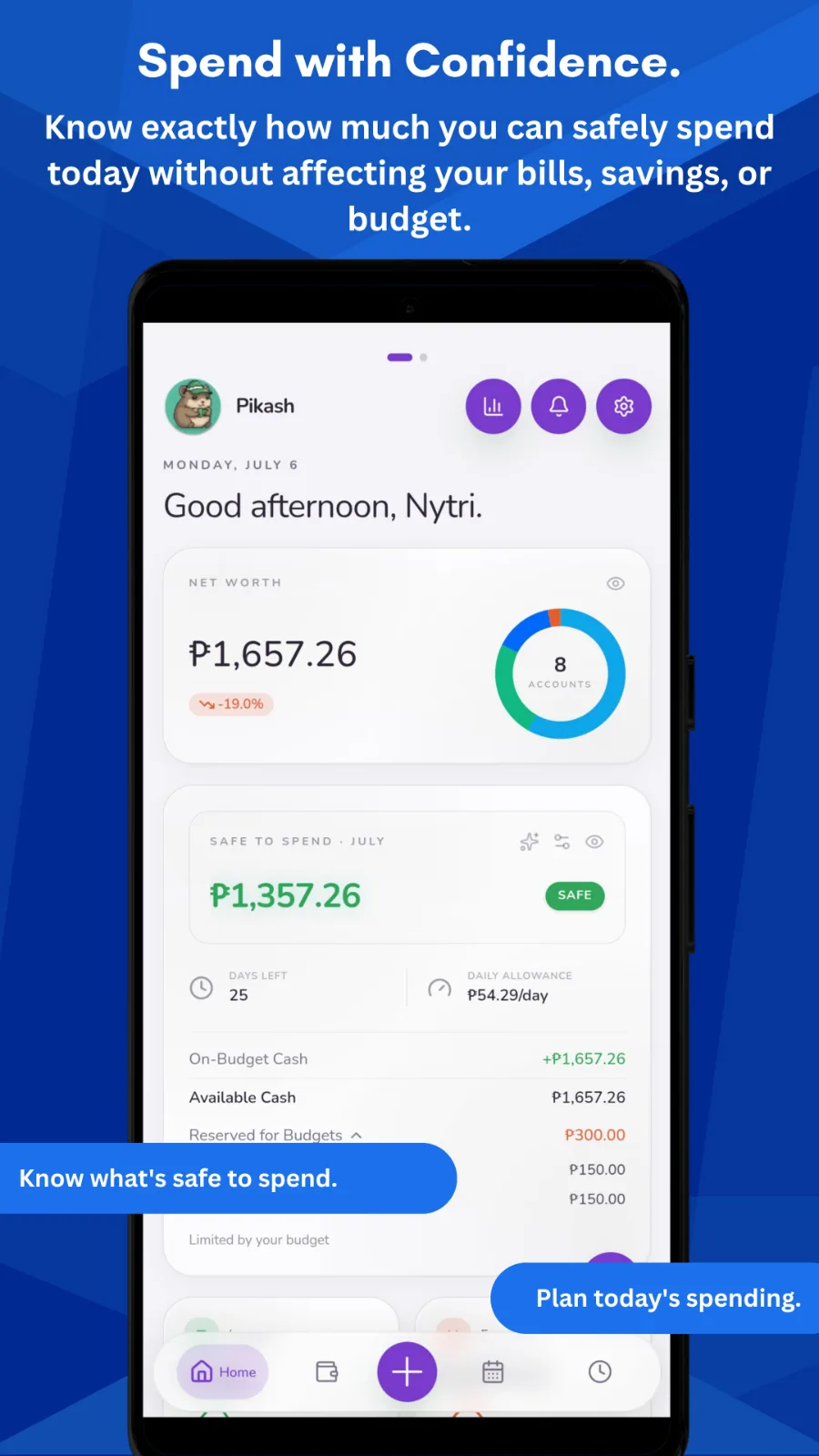 Pikash: Auto Log Budget Tracker screenshot 1