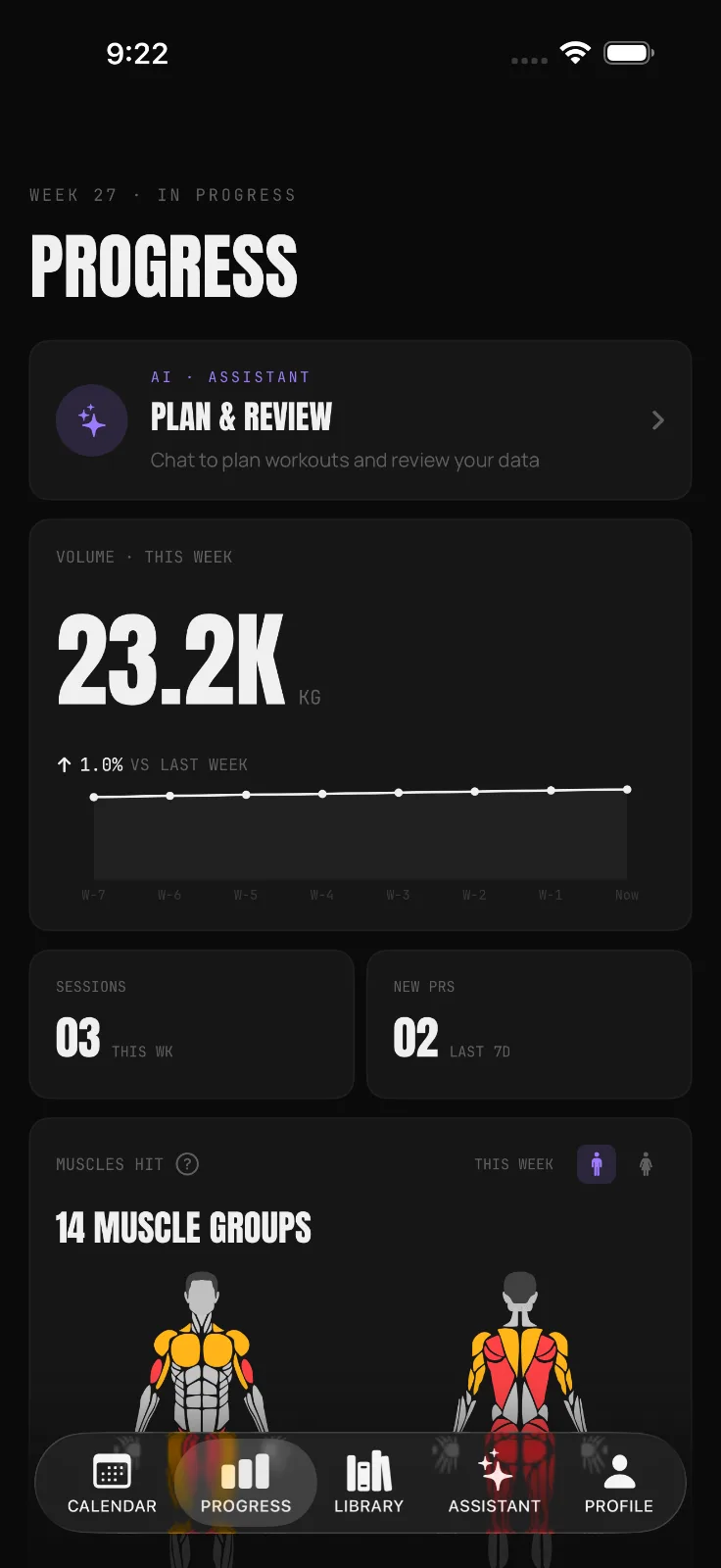 Unrack: Workout Tracker screenshot 3