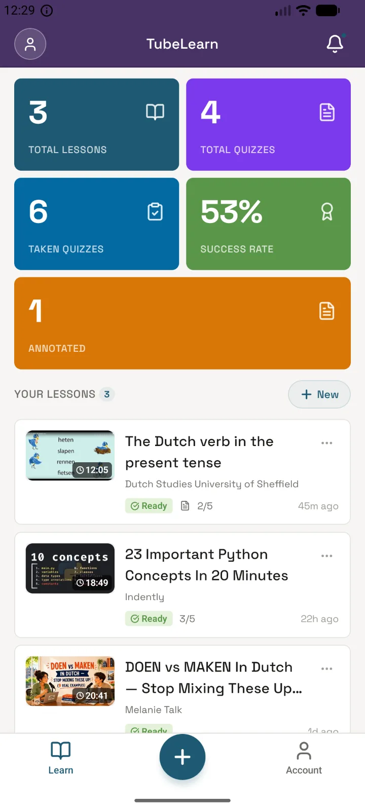 TubeLearn screenshot 3