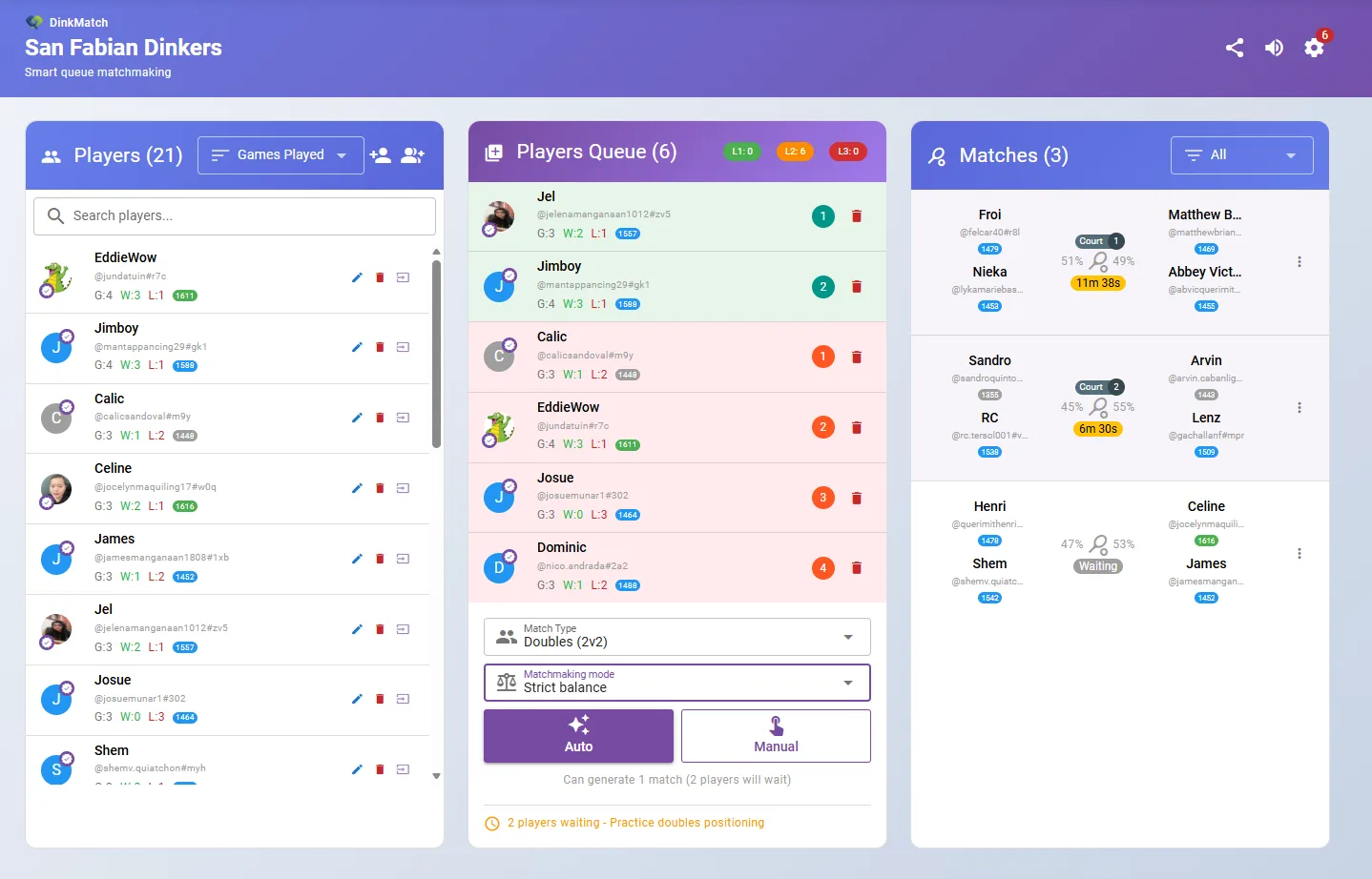 DinkMatch screenshot 1
