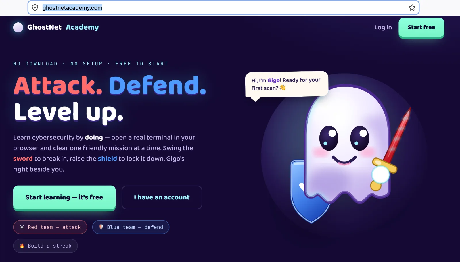 GhostNet Academy screenshot 1