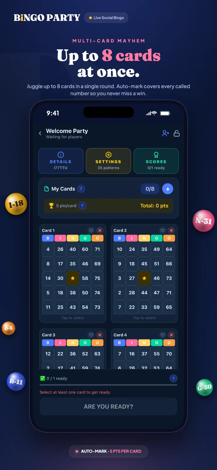 Bingo Party: Host & Play screenshot 2
