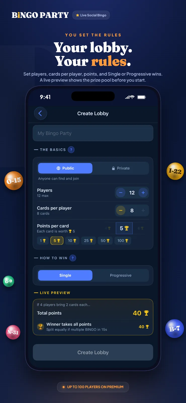 Bingo Party: Host & Play screenshot 4