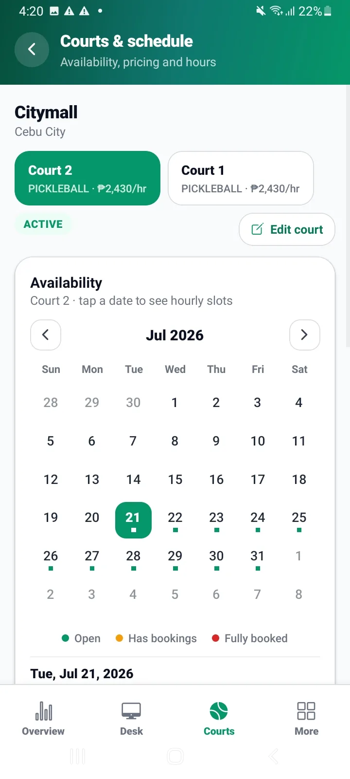 Courtsph screenshot 2