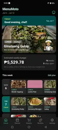 MenuMoto screenshot 1