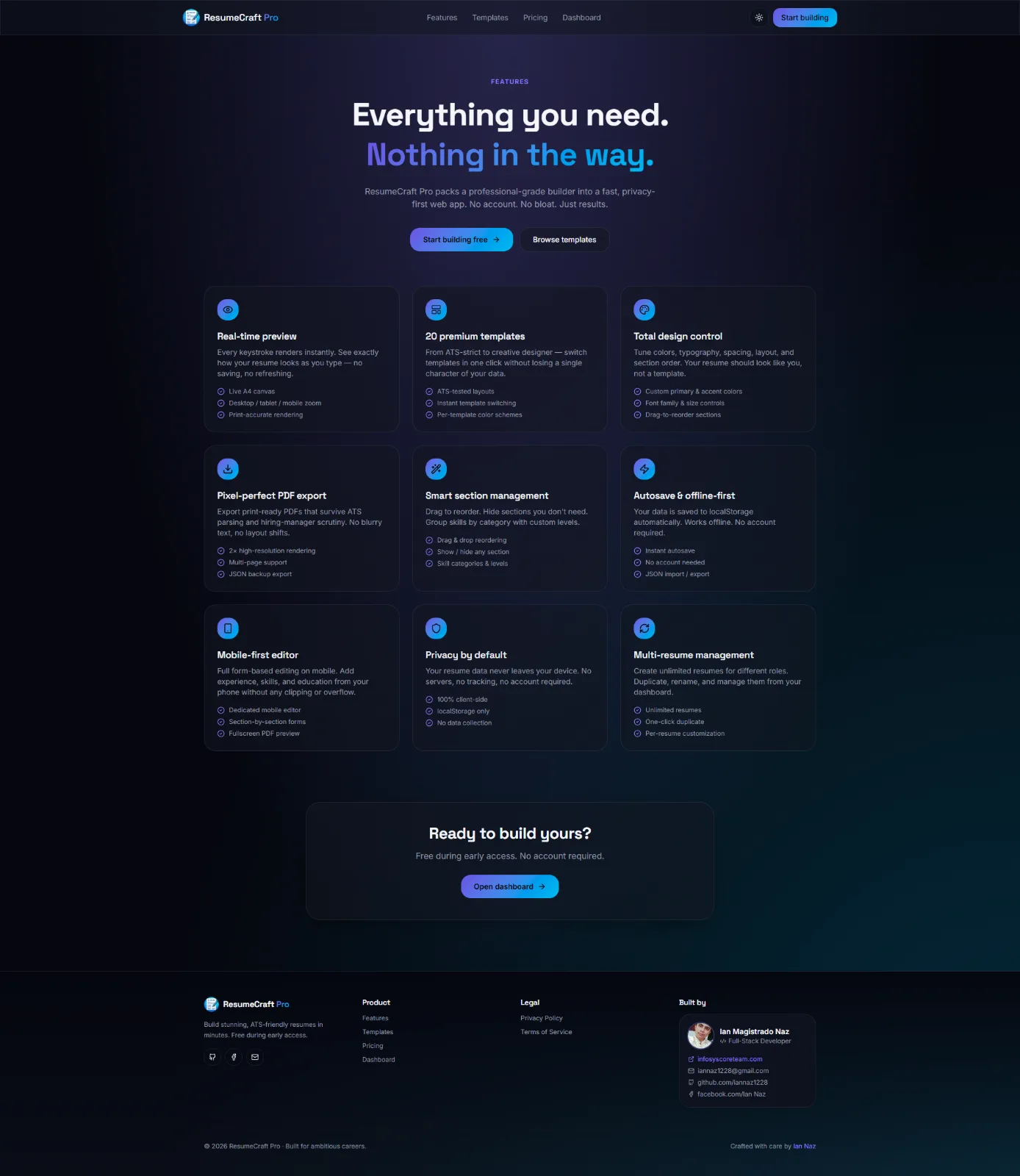 ResumeCraftPro screenshot 4