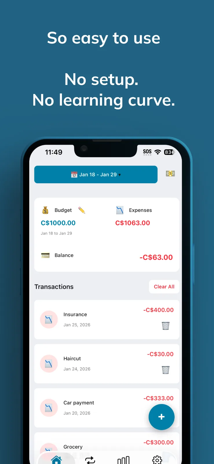 YBUD: Budget & Expense Tracker screenshot 4