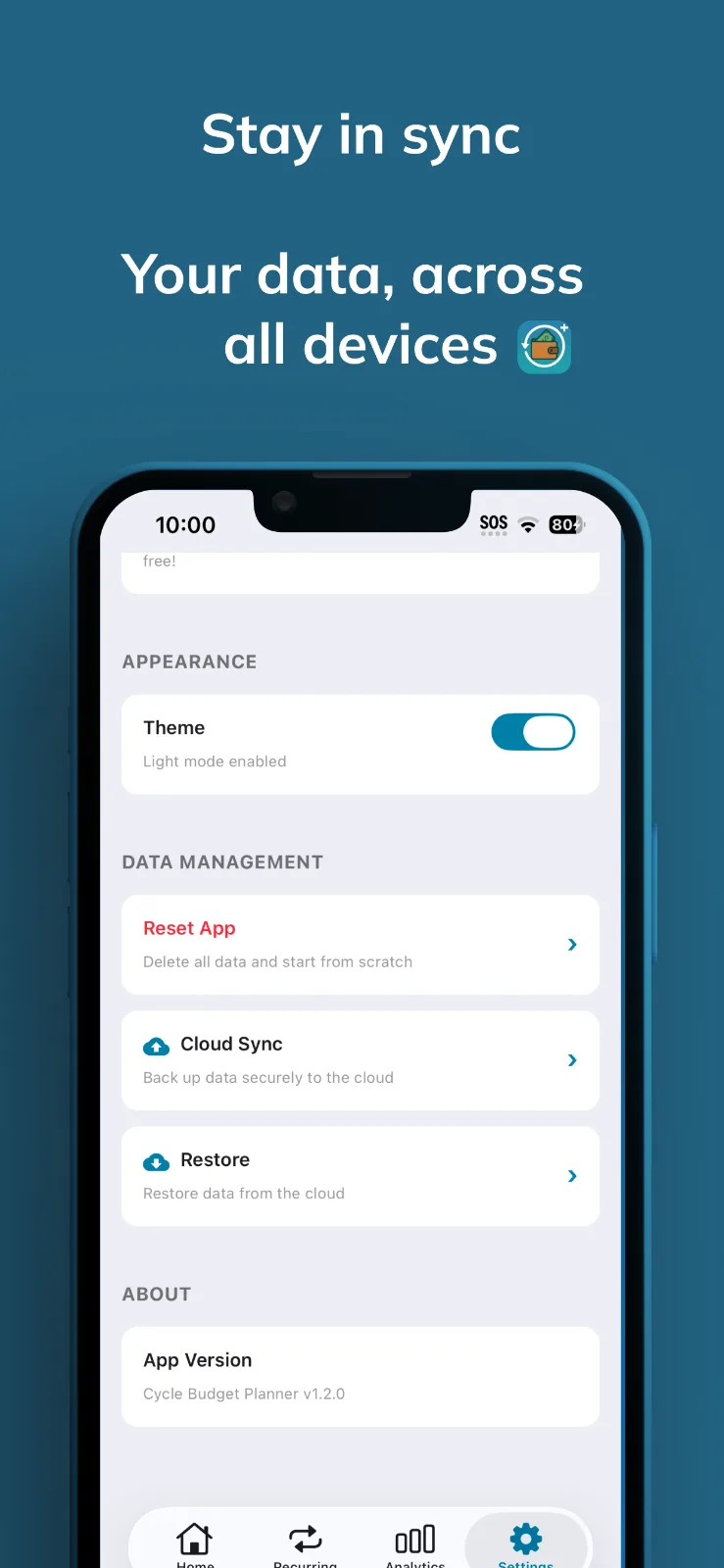 YBUD: Budget & Expense Tracker screenshot 3