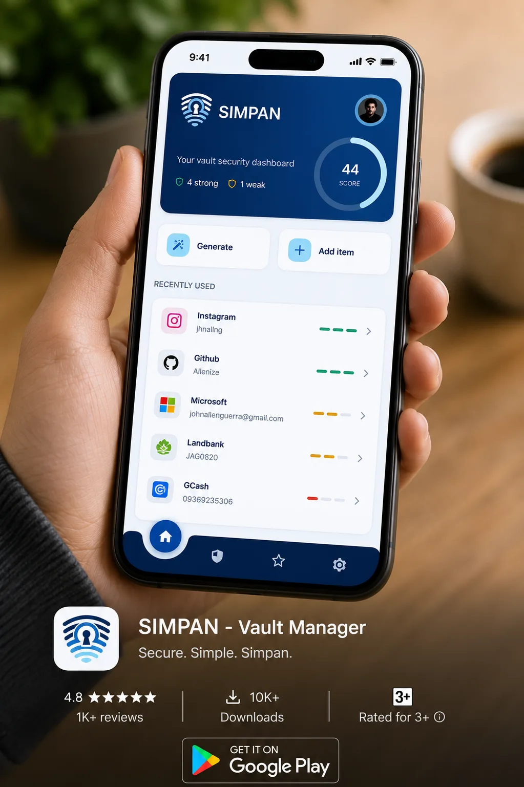 Simpan screenshot 1