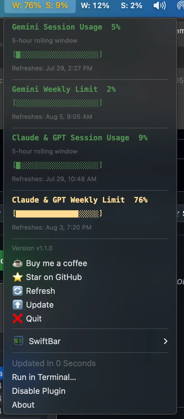 AGY Usage Tracker screenshot 1