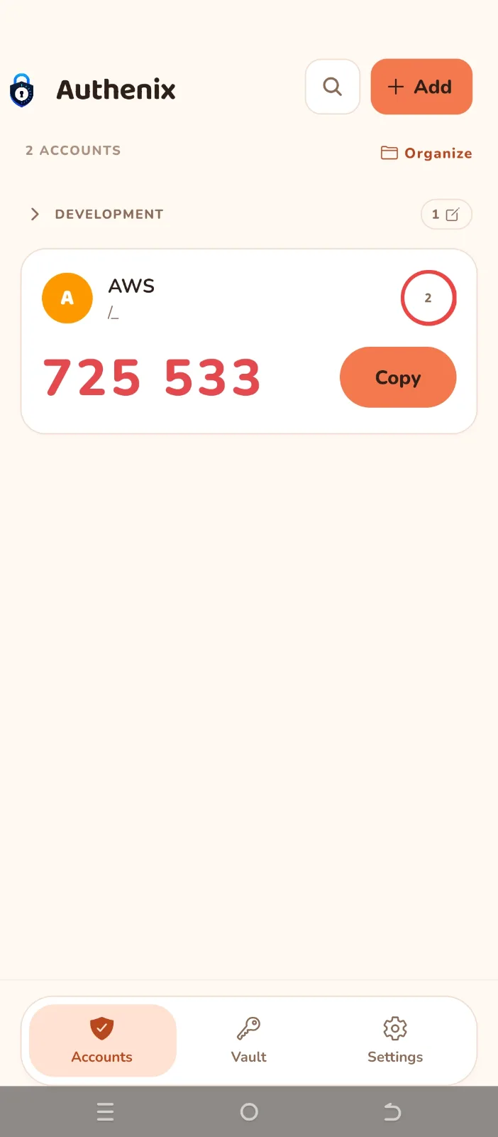 Authenix : 2FA & Password screenshot 3