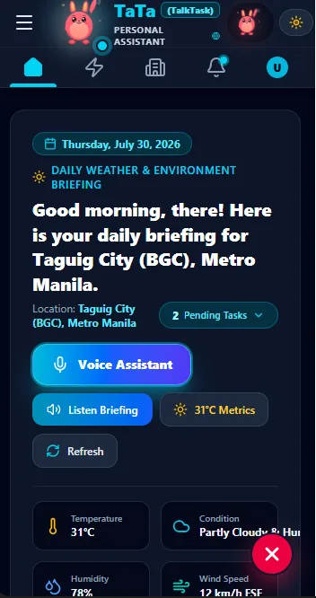 TaTa (TalkTask) Personal Assistant screenshot 4
