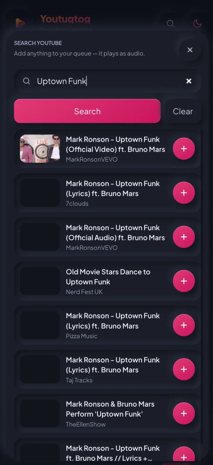 Youtugtog screenshot 3