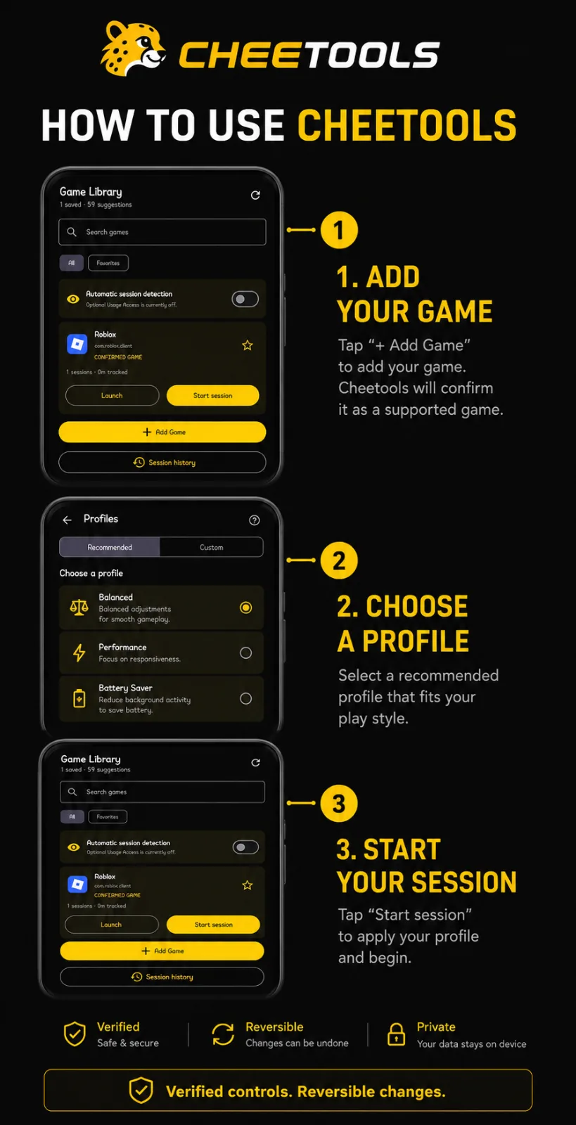 Cheetools screenshot 2