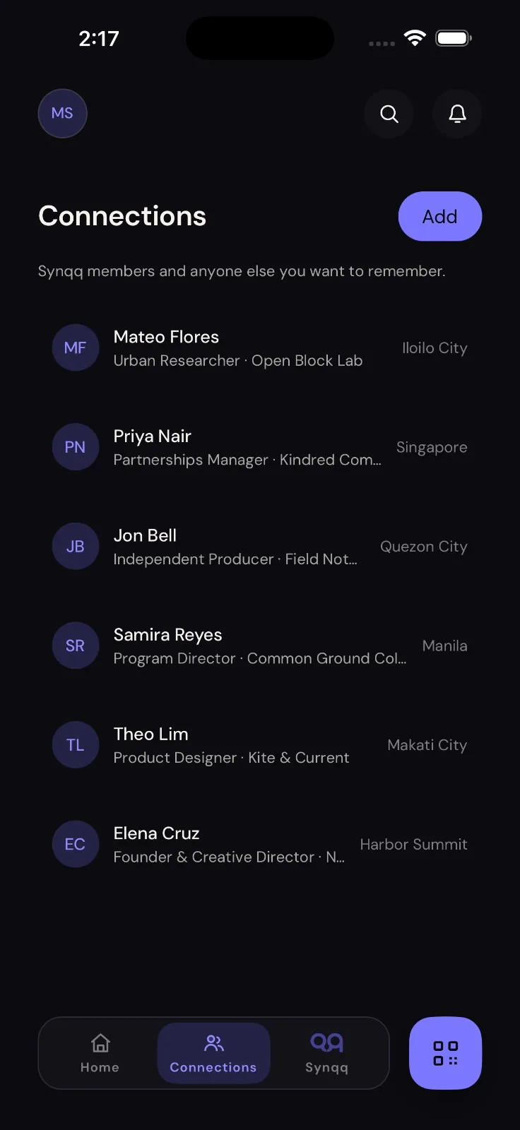 Synqq - Stay Connected screenshot 3