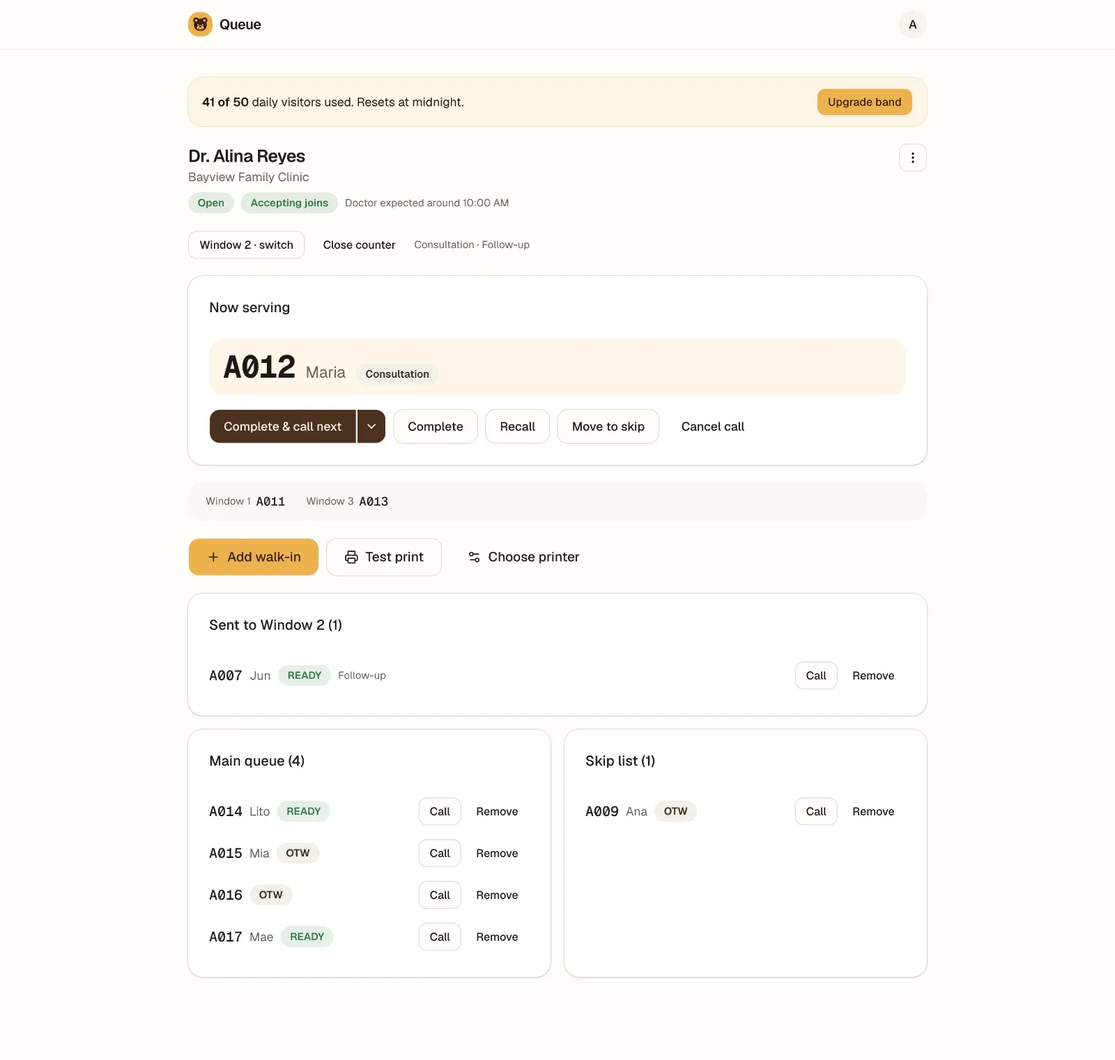 Queue screenshot 4