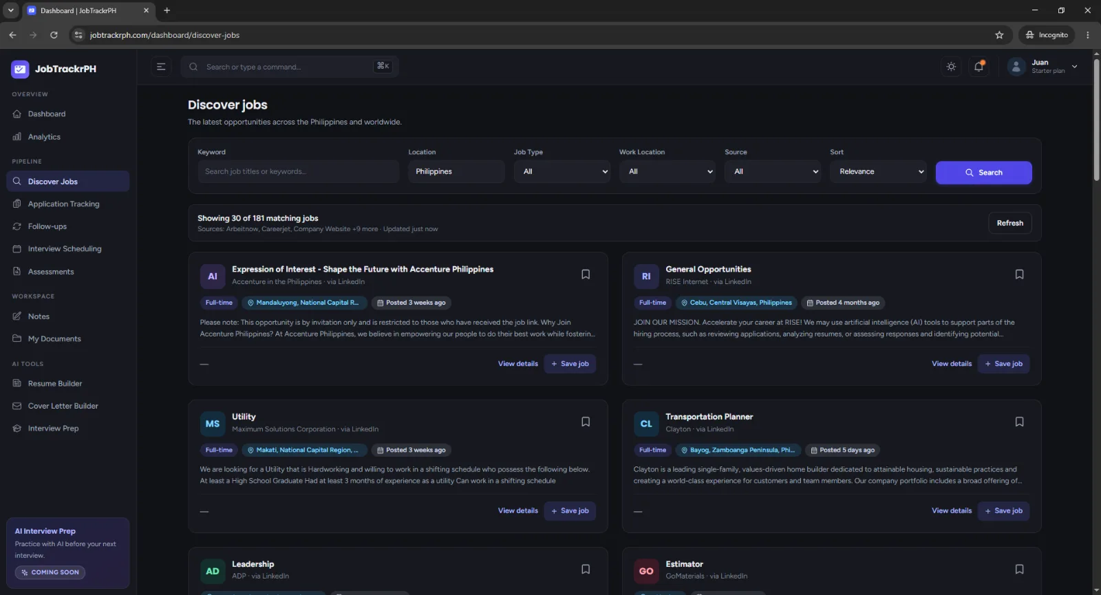 JobTrackrPH screenshot 2