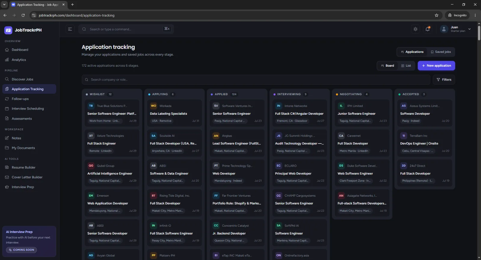 JobTrackrPH screenshot 1
