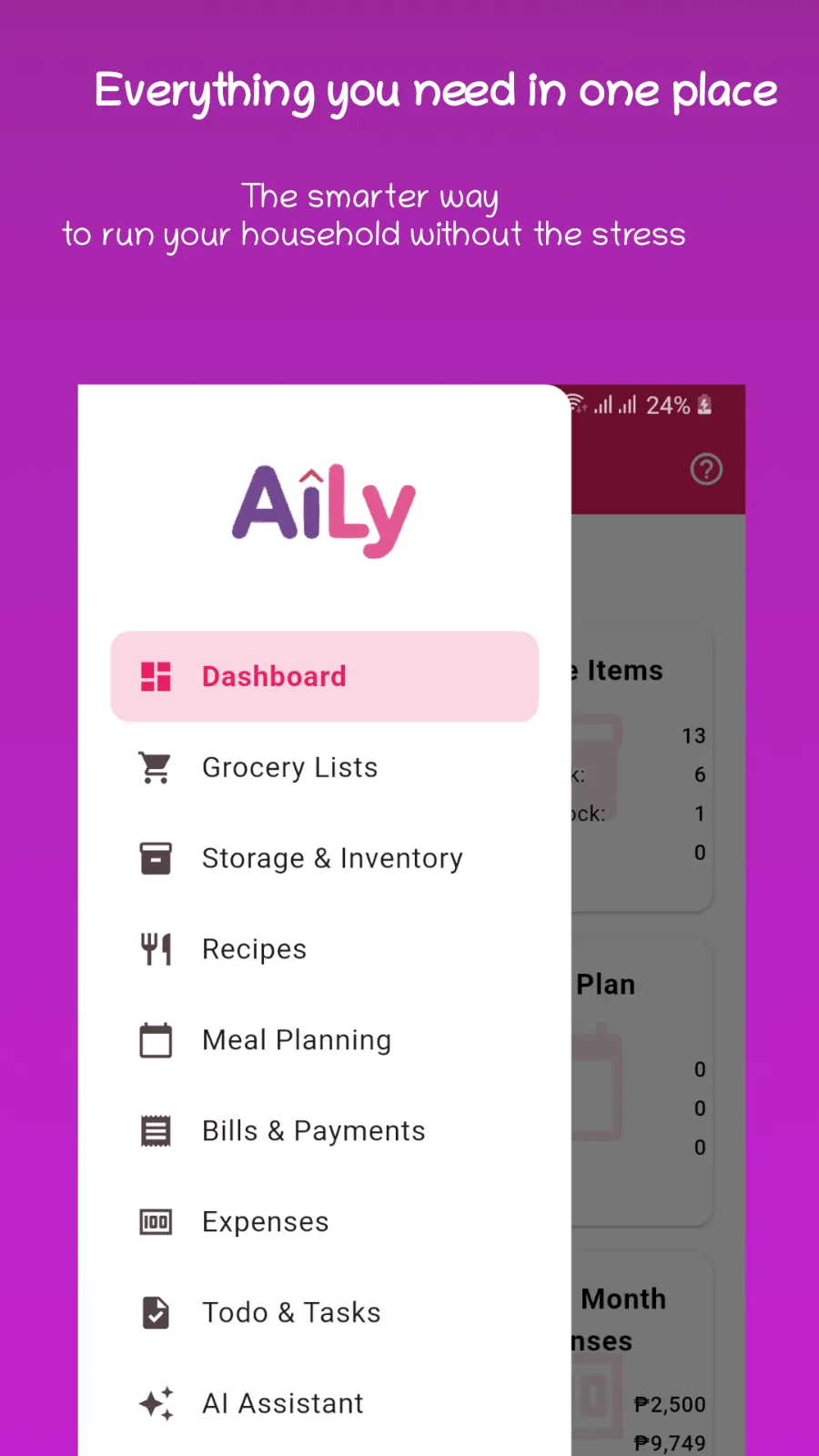 AiLy: Home Management screenshot 1