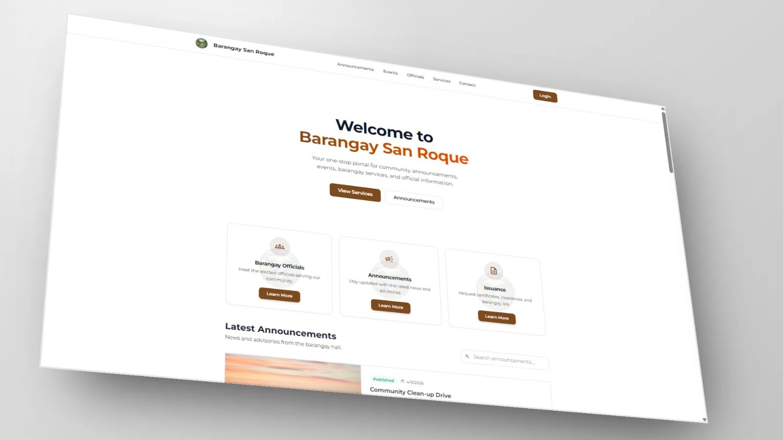 BarangayMS screenshot 1