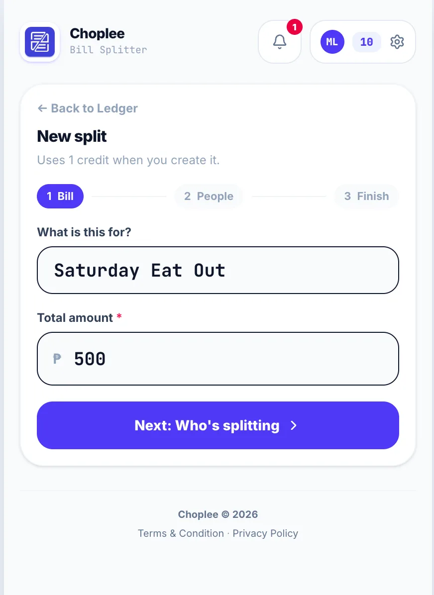Choplee screenshot 1