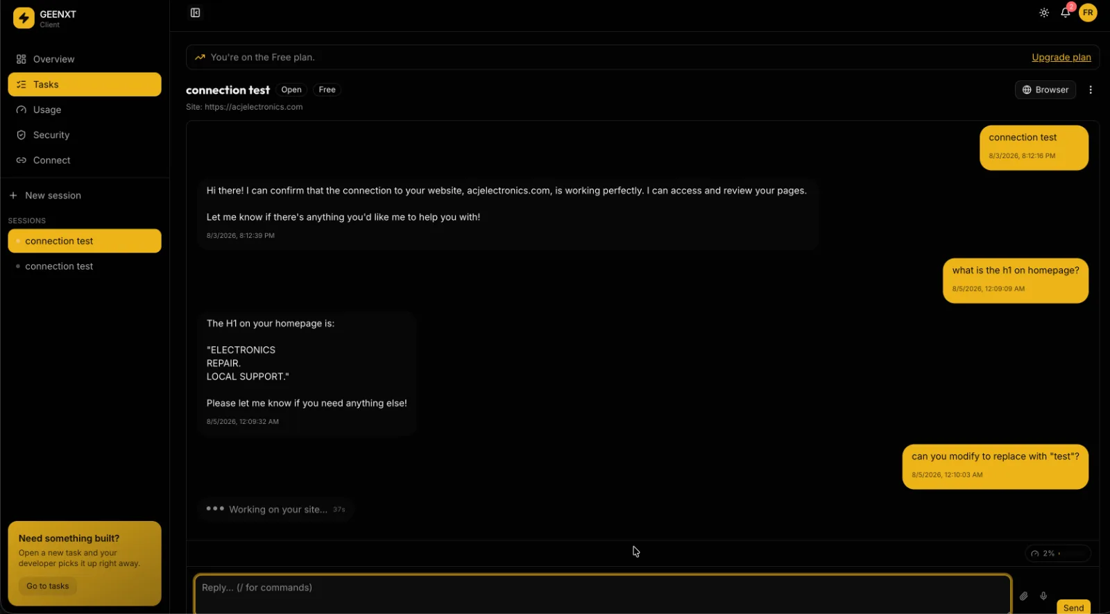 GEENXT screenshot 2